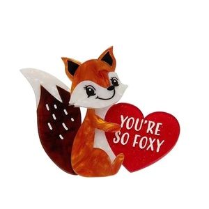 You’re So Foxy Brooch by Erstwilder